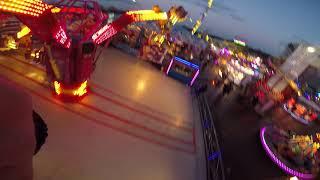 SEDGWICK SUPERSPIN (onride) at Leeds Valentines Fair 17/2/2018