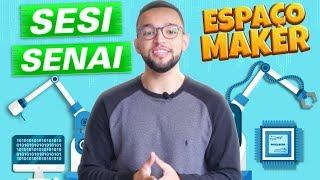 CONHECENDO O ESPAÇO MAKER FOCADO EM ROBÓTICA! | VIVENDO SESI E SENAI