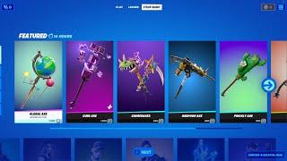 ALL NEW and RETURNING Fortnite ITEMSHOP Pickaxes (Cube Axe, Tree Splitter...)