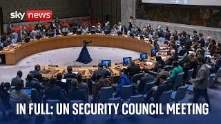 UN Security Council meeting on the situation in the Democratic Republic of Congo