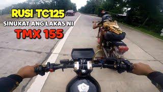 RUSI 125 SINUKAT ANG TOPSPEED NG TMX 155