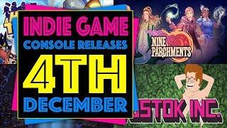 Indie Game Console Releases 4th December