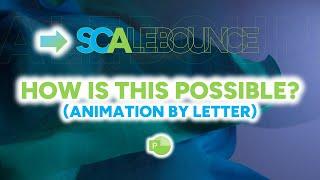 CRAZY ANIMATIONwith text fill by letter in PowerPoint. A step by step tutorial.