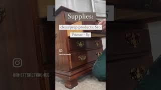 Furniture Flip | Nightstand Makeover Profit Breakdown #diy #furnitureflip #makeover