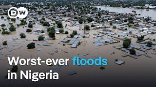 One million Nigerians displaced by severe flooding | DW News