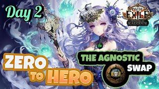 Power Siphon Ballista Hierophant - From Zero Hero | Day 2 | Maven down, Atlas 99% | [PoE 3.25]