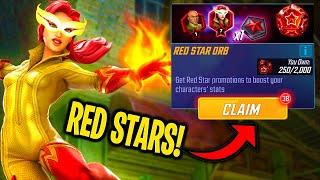 FIRESTAR RED STAR ORB OPENING! - MARVEL Strike Force - MSF