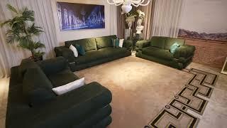 2022 Hot sale Luxury modern design hotel home living room leather couch sectional sofa set