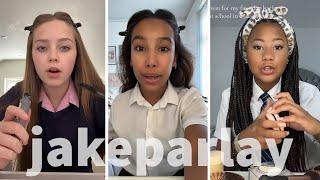 Makeup Tutorial Tiktok Compilation - GRWM  ( Get Ready With Me ) ️(Skincare, Makeup, Outfits) 760