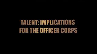 Defining U. S. Army Officer Talent