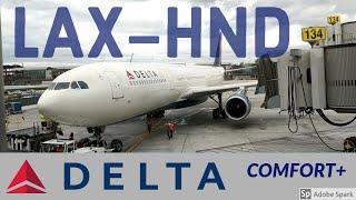 FLIGHT REPORT | Los Angeles to Tokyo Haneda | Delta Airlines COMFORT+ Airbus A330-300 | FlyWithMe!