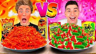 SPICY vs SWEET vs SOUR FOOD Challenge !
