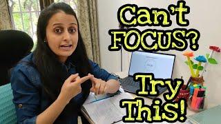 Can't Focus? Try this| Neha Agrawal Super hacks + Big Surprise 