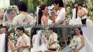 Details Of Cedrick Juan & Kate Alejandrino Garden Wedding.