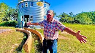 Building stairs in a ROUND HOUSE!