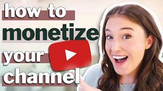 YOUTUBE MONETIZATION EXPLAINED | How to make money on YouTube + tips to become eligible FAST