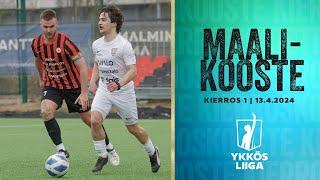 YKKÖSLIIGA 2024 - MAALIKOOSTE | KIERROS 1