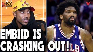 Jeff Teague REACTS to Joel Embiid getting CALLED OUT by 76ers teammate Tyrese Maxey for being late