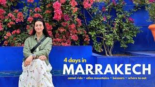 MARRAKECH VLOG: 4 Days in Marrakech, Morocco - Atlas Mountains, Camel Ride, Riad Tour, YSL Museum