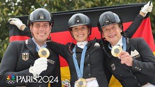 Germany stands tall as a team dressage TITAN with eighth gold in last nine Games | Paris Olympics