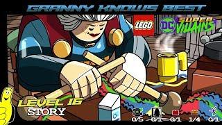 Lego DC Super-Villains: Level 16 / Granny Knows Best STORY - HTG