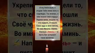 Отец Небесный, Укрепи меня, исцели то, что скрыто, И пошли Своё чудо в мою жизнь. ️ Напиши «Аминь»