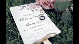 Rusty and Whitney Selph Wedding Ceremony video