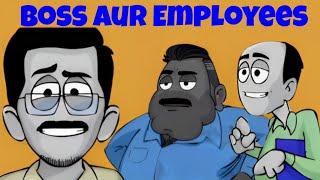 Boss aur Employees # sharum ki sketchbook # haji dilbar cartoon