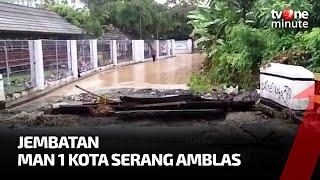 Akibat Tergerus Banjir, Jembatan MAN 1 Kota Serang Amblas | tvOne Minute