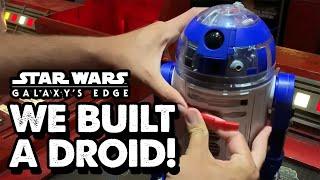 Building A Droid at the Droid Depot in Star Wars: Galaxy’s Edge - Disneyland
