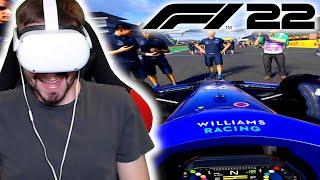 F1 in VIRTUAL REALITY! | F1 22 VR Gameplay