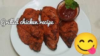 Grilled chicken recipe|homemade grilled chicken|Alina's cooking