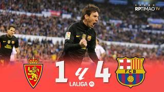 Real Zaragoza 1 x 4 Barcelona (Messi's Show) ● La Liga 11/12 Extended Goals & Highlights ᴴᴰ