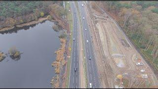 December 2024 - M25 Junction 10 Project - Take a look at the ongoing A3 improvement works