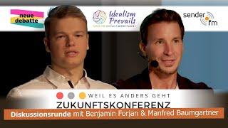 Zukunftskonferenz 2022: Diskussionsrunde zum Thema Bildung mit Benjamin Forjan & Manfred Baumgartner