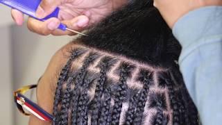 HOW TO PART KNOTLESS BOX BRAIDS | PARTING TUTORIAL| BEGINNER FRIENDLY |  VERY DETAILED|Tiffani Renae