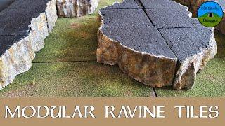 Modular Ravine Tiles - Great for Dungeons & Dragons and Warhammer