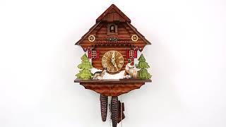 Kuckucksuhr Schwarzwaldhaus Holzhacker | Cuckoo Clock Black Forest House Woodchopper | #69451