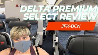 Delta Premium Select Review | 767-300 | JFK-BCN | Is it Plus Size Friendly? | Delta Airlines