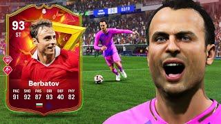 93 Golazo Hero Berbatov is actually INSANE.. With a mad PlayStyle+ combo!