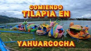 Comiendo TILAPIA en YAHUARCOCHA #ecuador  #travel