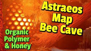 Exploring Bee Cave for Honey & Organic Polymer on the Astraeos Map  - Ark Survival Ascended