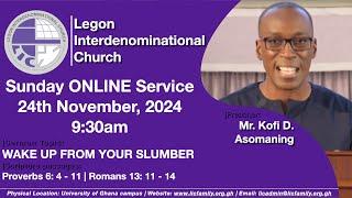 LIC Sunday Service | WAKE UP FROM YOUR SLUMBER | 24th November 2024