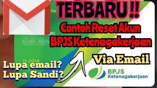 Contoh Cara Mereset Akun BPJS ketenagakerjaan lewat Email || Atasi Lupa Email dan sandi JMO