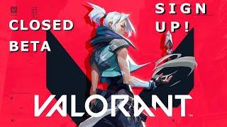 How To Get In the Valorant Beta! New Agent! Closed Beta Key drops