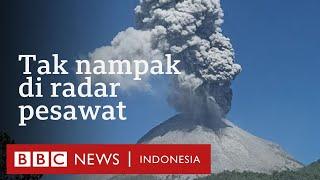 Erupsi Gunung Lewotobi Laki-Laki: Kenapa abu vulkanis berbahaya untuk pesawat? - BBC News Indonesia