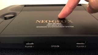 Neo Geo AES X Gold - inserimento in dock-station e consigli