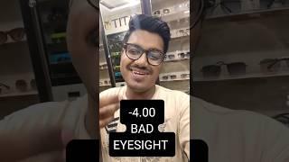 Is -4.00 bad eyesight 