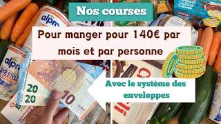 Diminuer son budget courses | Notre organisation pour moins dépenser (système des enveloppes)