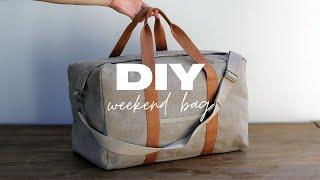 Weekender duffle bag sewing pattern & tutorial | How to sew the Atlanta bag (with pattern)